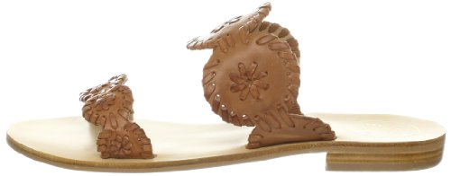 Jack Rogers Women's Lauren Sandal,Cognac,5.5 M US