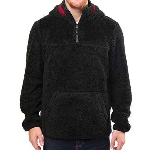 Black, Boston Traders Sherpa Pullover - Extra Large (XL)