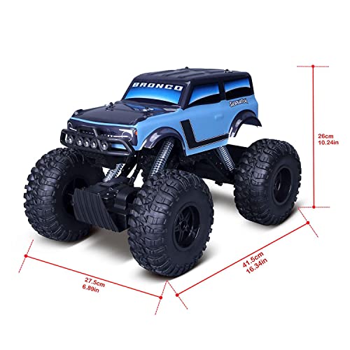 Maisto Ford Bronco Sasquatch 4x4 1:10 Scale Remote Control Vehicle (Blue)