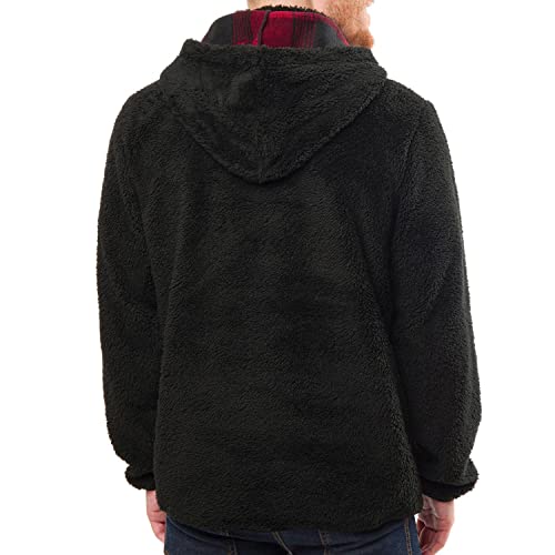 Black, Boston Traders Sherpa Pullover - Extra Large (XL)